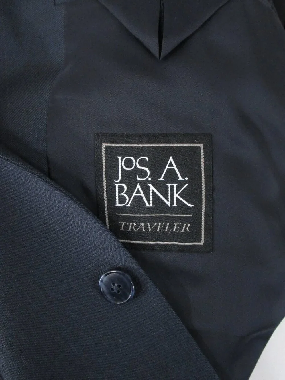 Jos. A. Bank Big & Tall Dark Gray Navy Wool Suit Size 56R Pants 54 X 30
